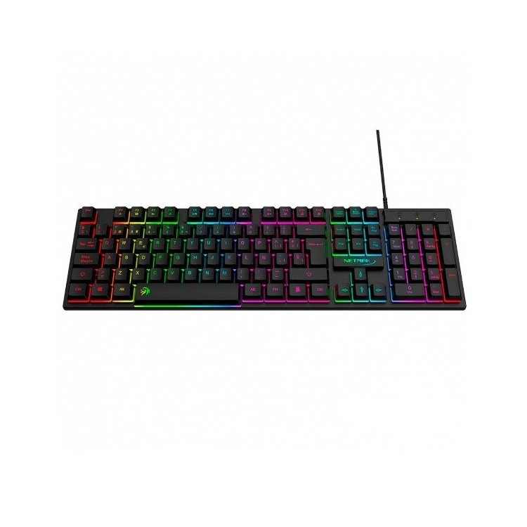 Teclado Gamer Netmak Retroiluminado USB Art.NM-X408